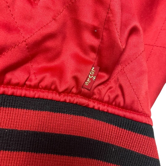 Levi's Reversible Varsity Bomber Embroidered Roses Jacket - Picture 6 of 9